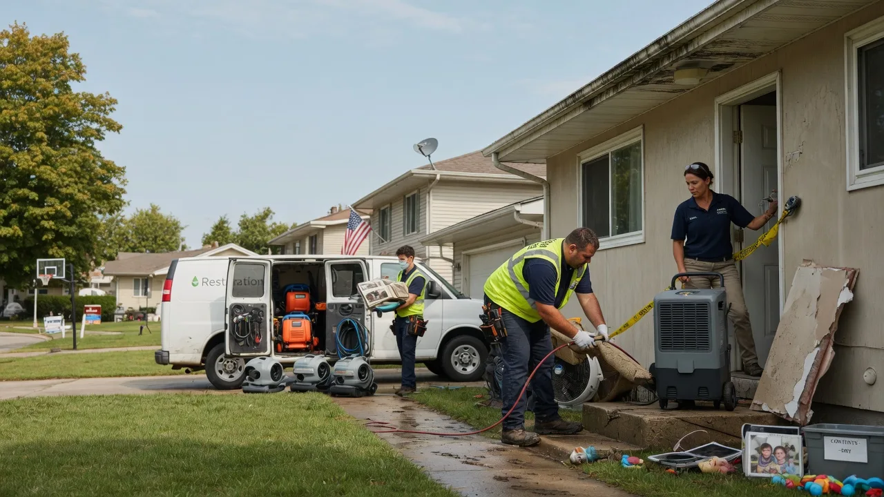 Water Damage Restoration in Manteno, IL near me